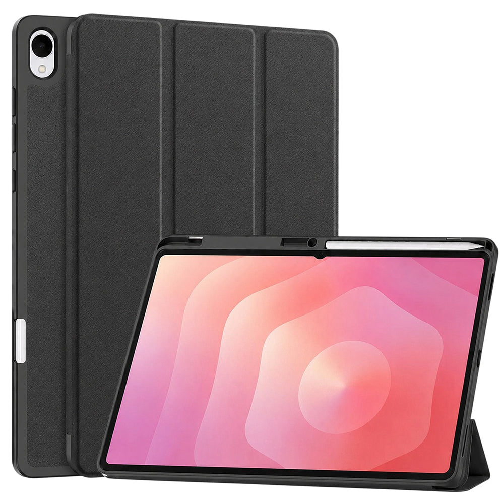 Futrola za Samsung Galaxy Tab S12 Plus, Techsuit, Flex Trifold, Crna