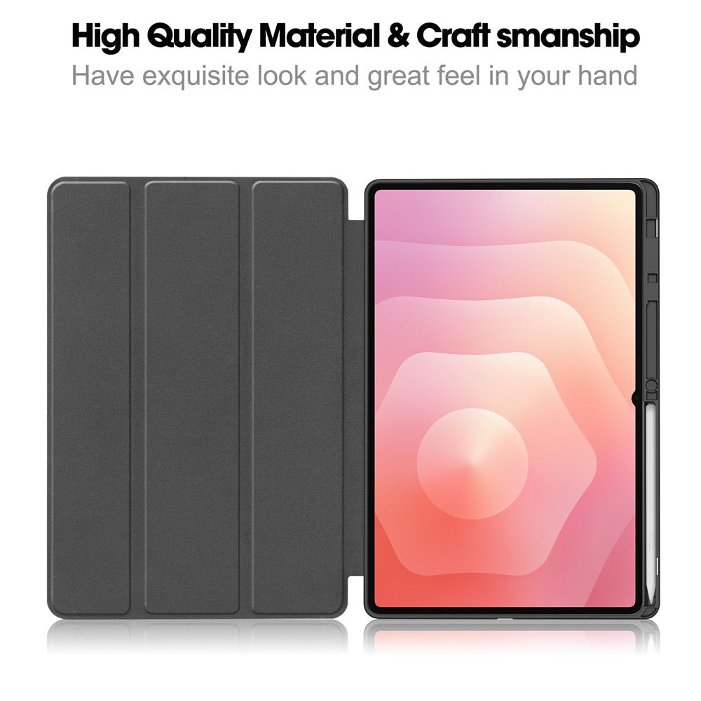 Futrola za Samsung Galaxy Tab S12 Ultra / Tab S11 Ultra, Techsuit, Flex Trifold, Roza