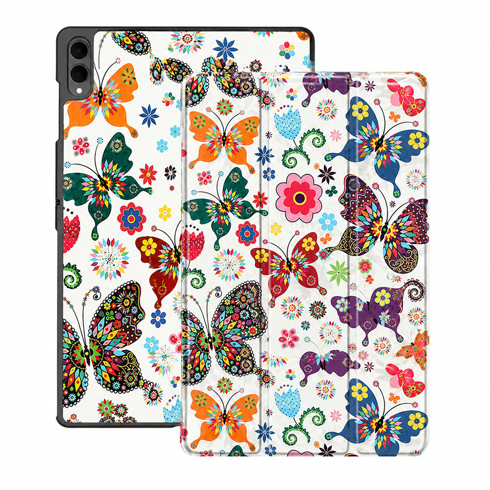 Futrola za Samsung Galaxy Tab S12 Ultra / Tab S11 Ultra, Techsuit, FoldPro Butterfly, Višebojna
