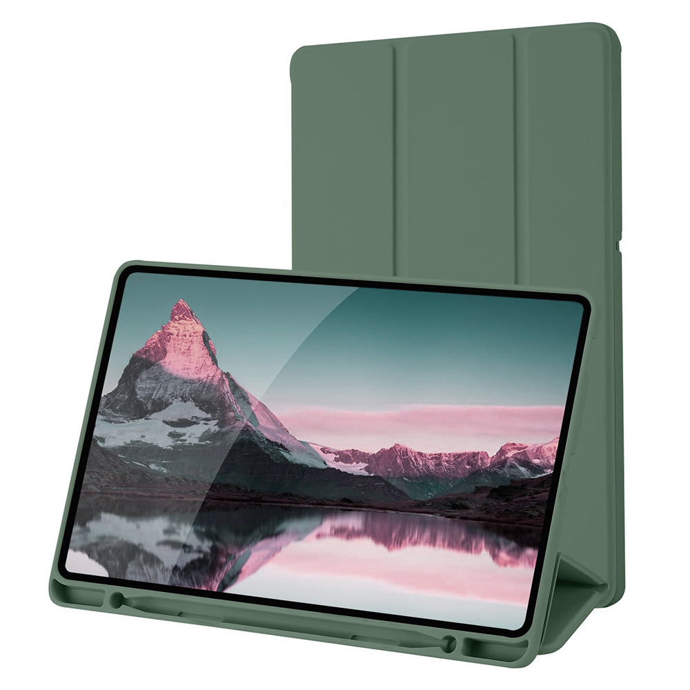 Maska za Samsung Galaxy Tab S6 Lite (2024) / Tab S6 Lite (2022) / Tab S6 Lite (2020), Techsuit, Flex Trifold, Zelena