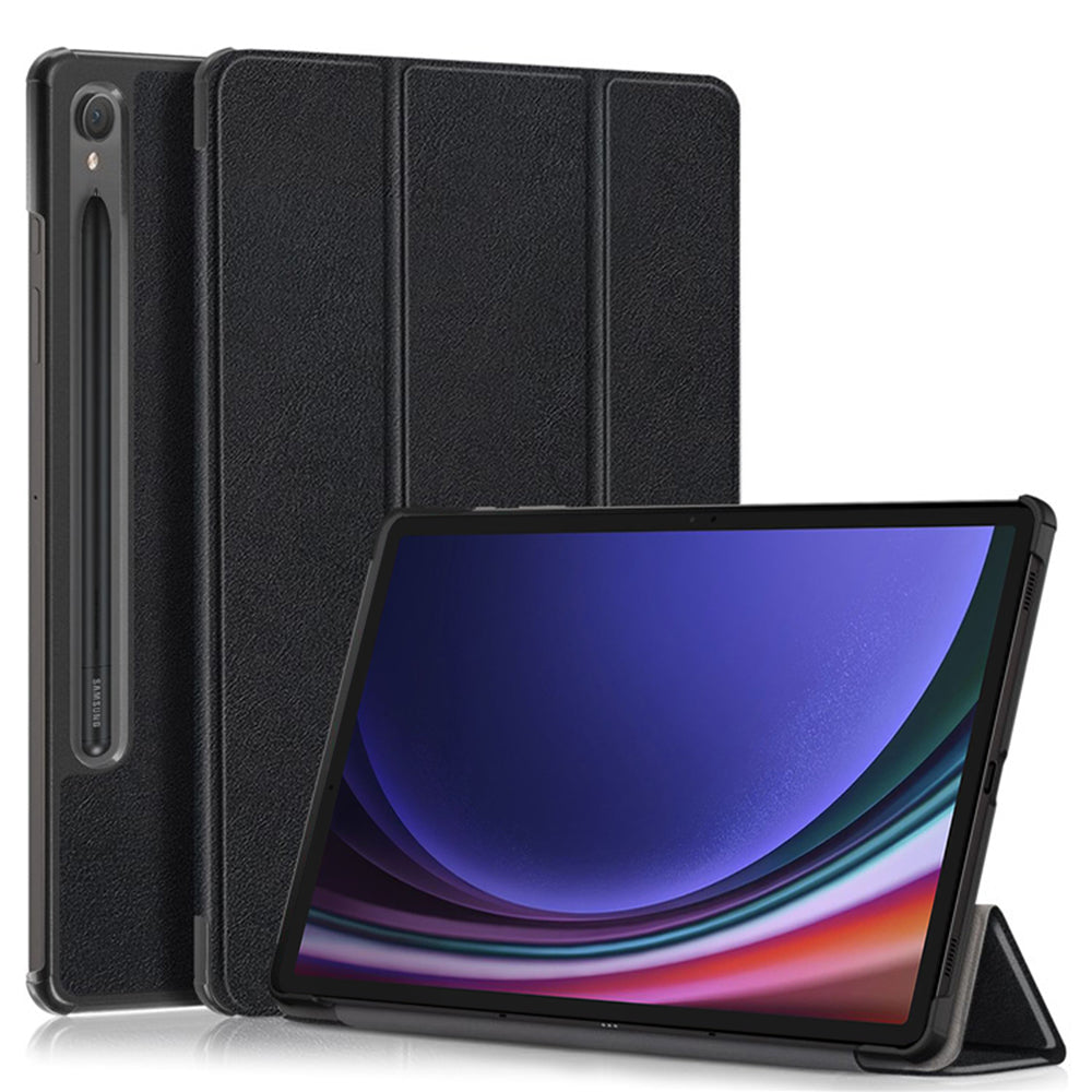 Futrola za Samsung Galaxy Tab S9 FE / Tab S9 / Tab S10 FE, Techsuit, FoldPro, Crna