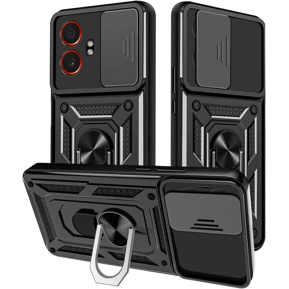 Maska za Samsung Galaxy XCover7 Pro, Techsuit, CamShield, Crna