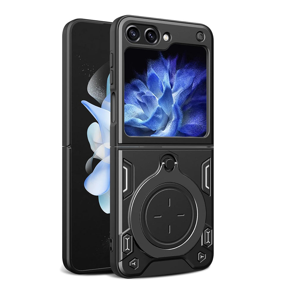 Maska za Samsung Galaxy Z Flip5 F731, Techsuit, CamGuard Pro, Crna