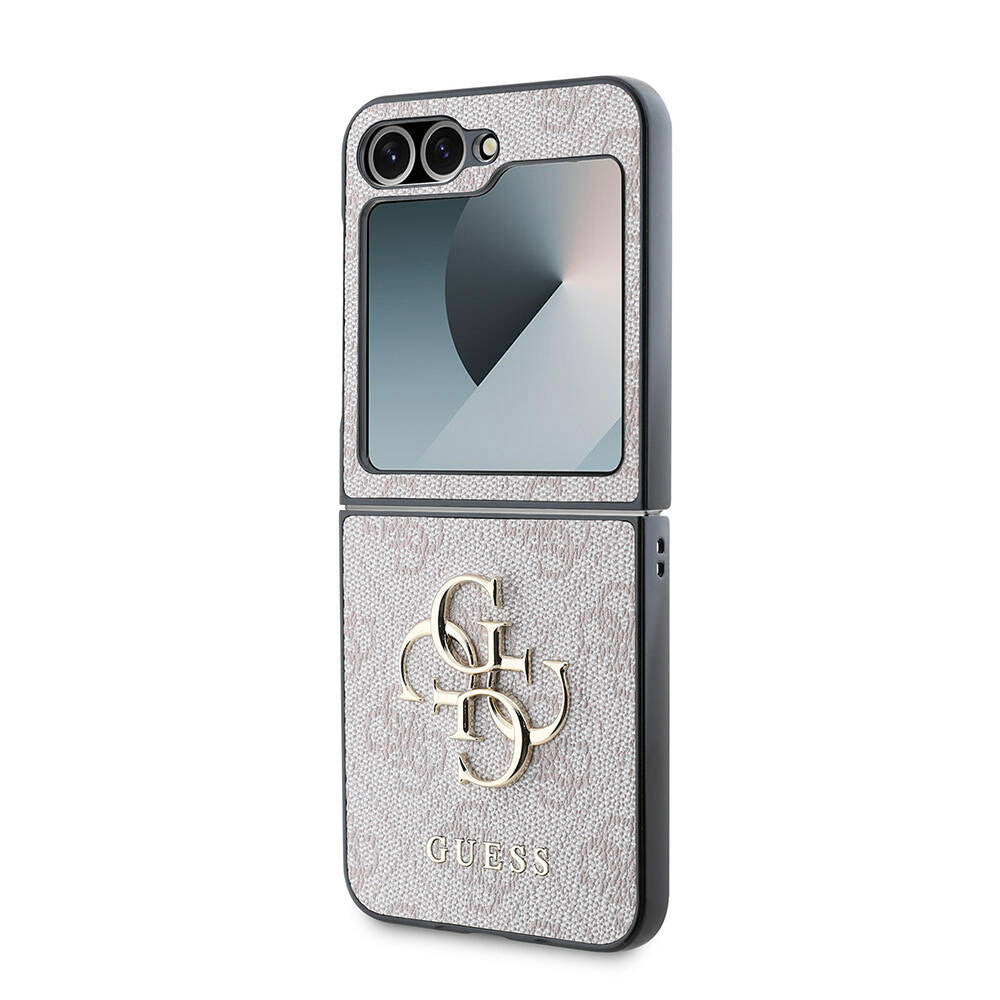 Futrola za Samsung Galaxy Z Flip7 F766, Guess, 4G Metal Logo, Smeđa