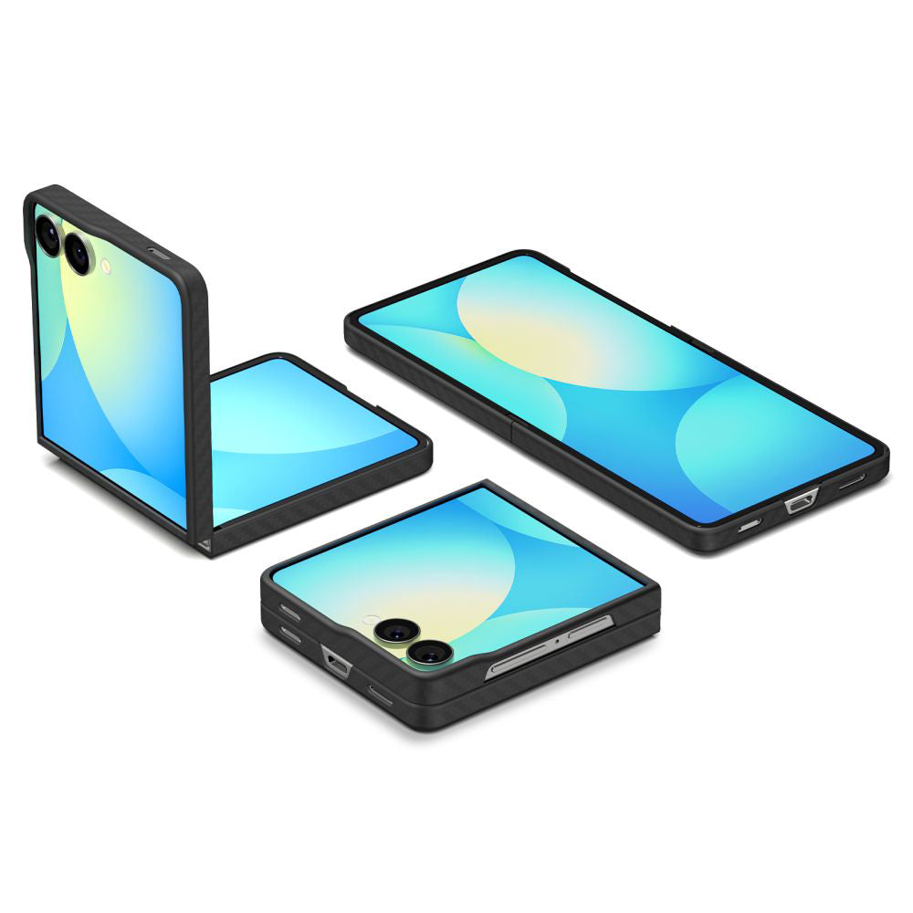 Futrola za Samsung Galaxy Z Flip7 F766, Spigen, Air Skin, Crna ACS09564