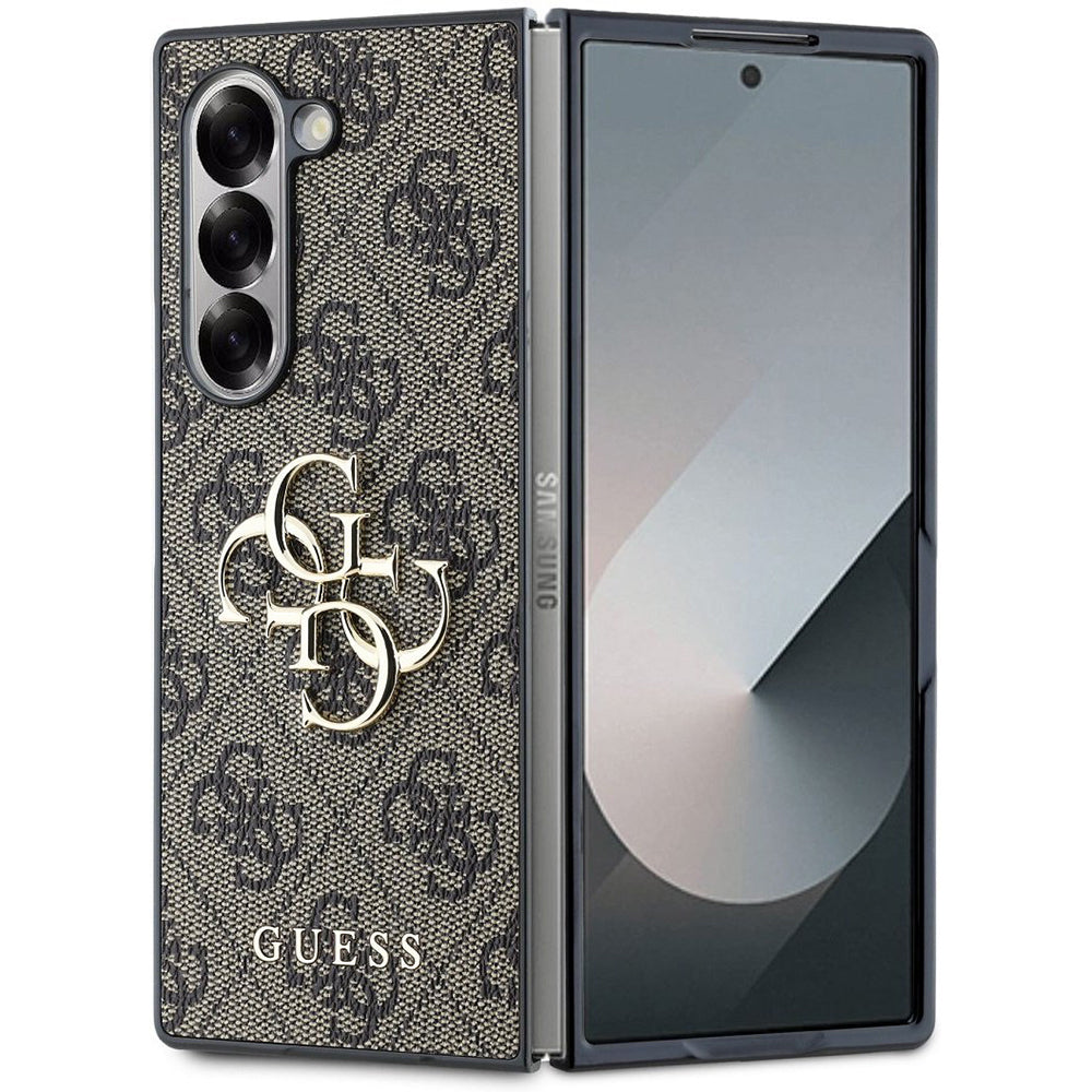 Futrola za Samsung Galaxy Z Fold6 F956, Guess, 4G Metal Logo, Smeđa