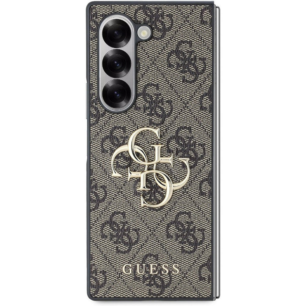 Futrola za Samsung Galaxy Z Fold6 F956, Guess, 4G Metal Logo, Smeđa