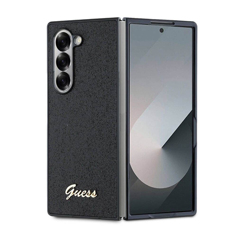 Futrola za Samsung Galaxy Z Fold6 F956, Guess, Glitter Script, Crna