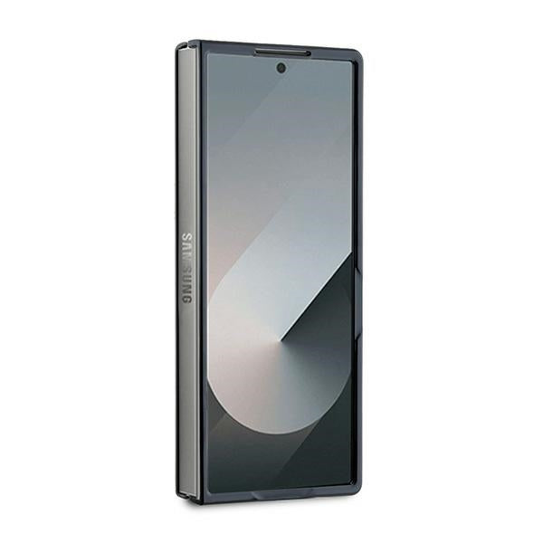 Futrola za Samsung Galaxy Z Fold6 F956, Karl Lagerfeld, Saffiano Karl & Choupette Metal, Crna