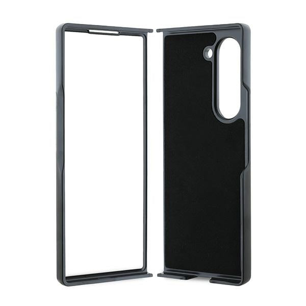 Futrola za Samsung Galaxy Z Fold6 F956, Karl Lagerfeld, Saffiano Monogram Karl's Head Metal, Crna