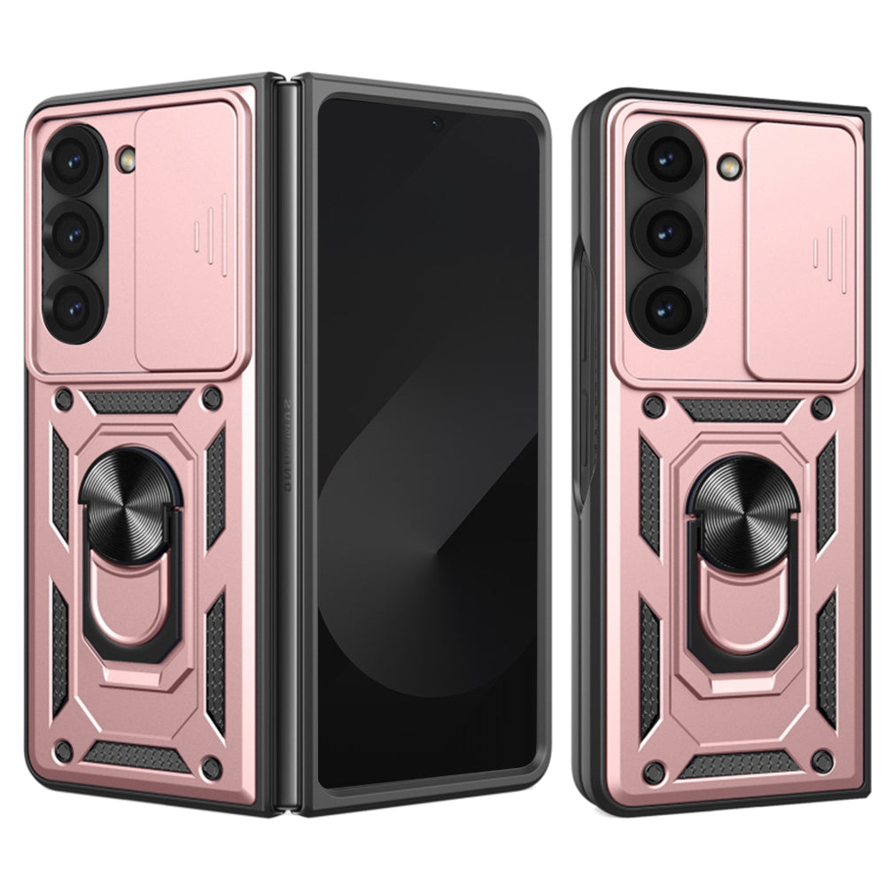 Maska za Samsung Galaxy Z Fold6 F956, Techsuit, CamShield, Roza