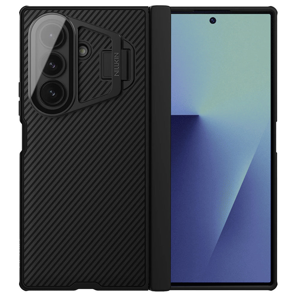 Maska za Samsung Galaxy Z Fold7 F966, Nillkin, CamShield Prop s prozirnim poklopcem leće, Crna
