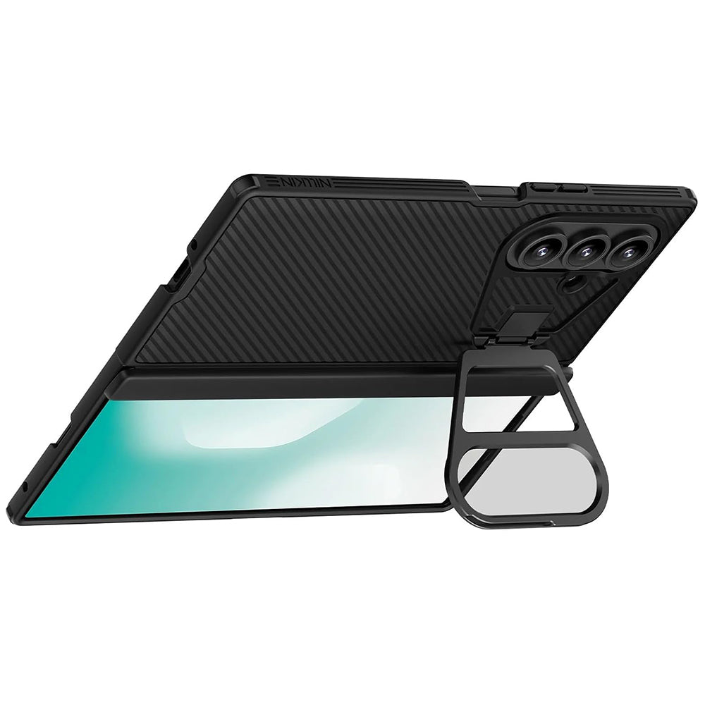 Maska za Samsung Galaxy Z Fold7 F966, Nillkin, CamShield Prop s prozirnim poklopcem leće, Crna