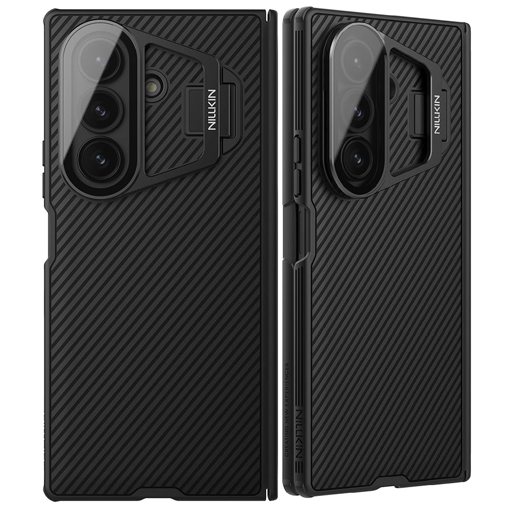 Maska za Samsung Galaxy Z Fold7 F966, Nillkin, CamShield Prop s prozirnim poklopcem leće, Crna