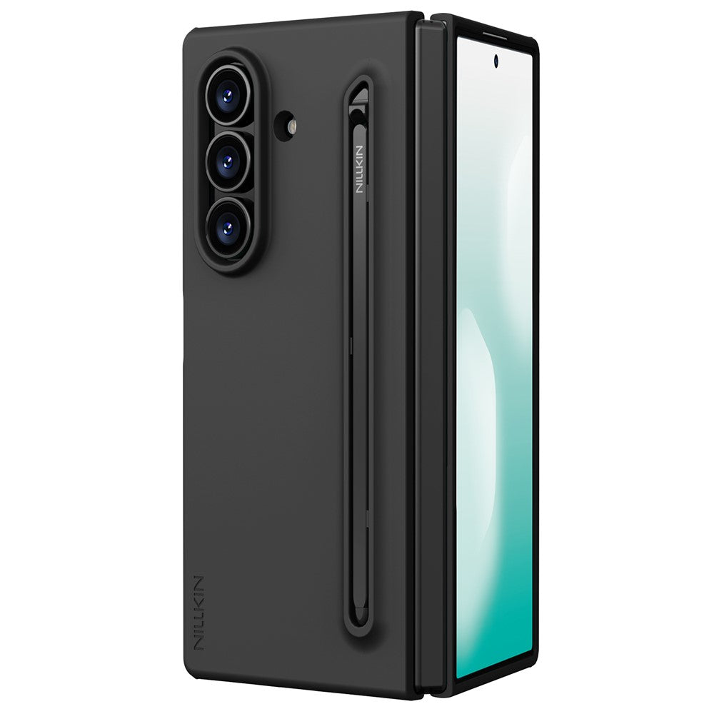 Maska za Samsung Galaxy Z Fold7 F966, Nillkin, Flex Pure s držačem za S-Pen, Crna
