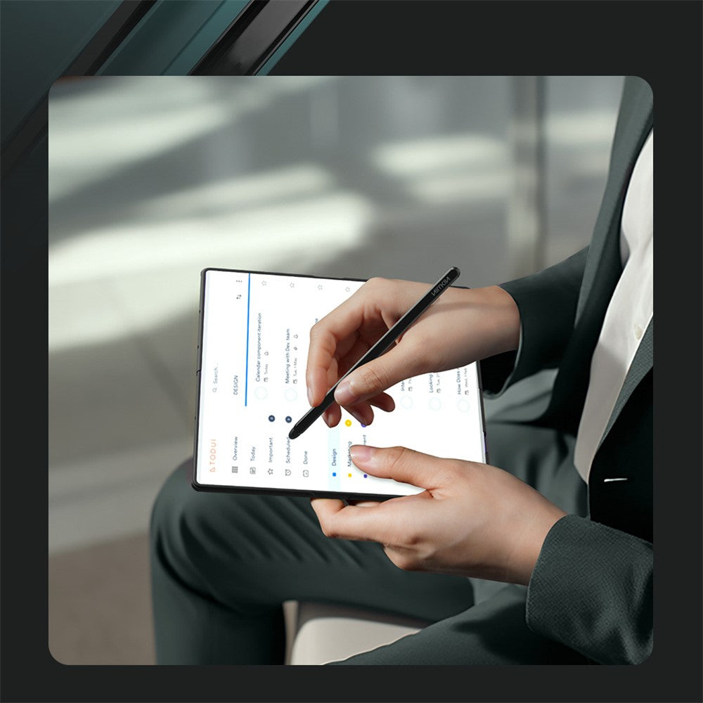 Maska za Samsung Galaxy Z Fold7 F966, Nillkin, Flex Pure s držačem za S-Pen, Crna