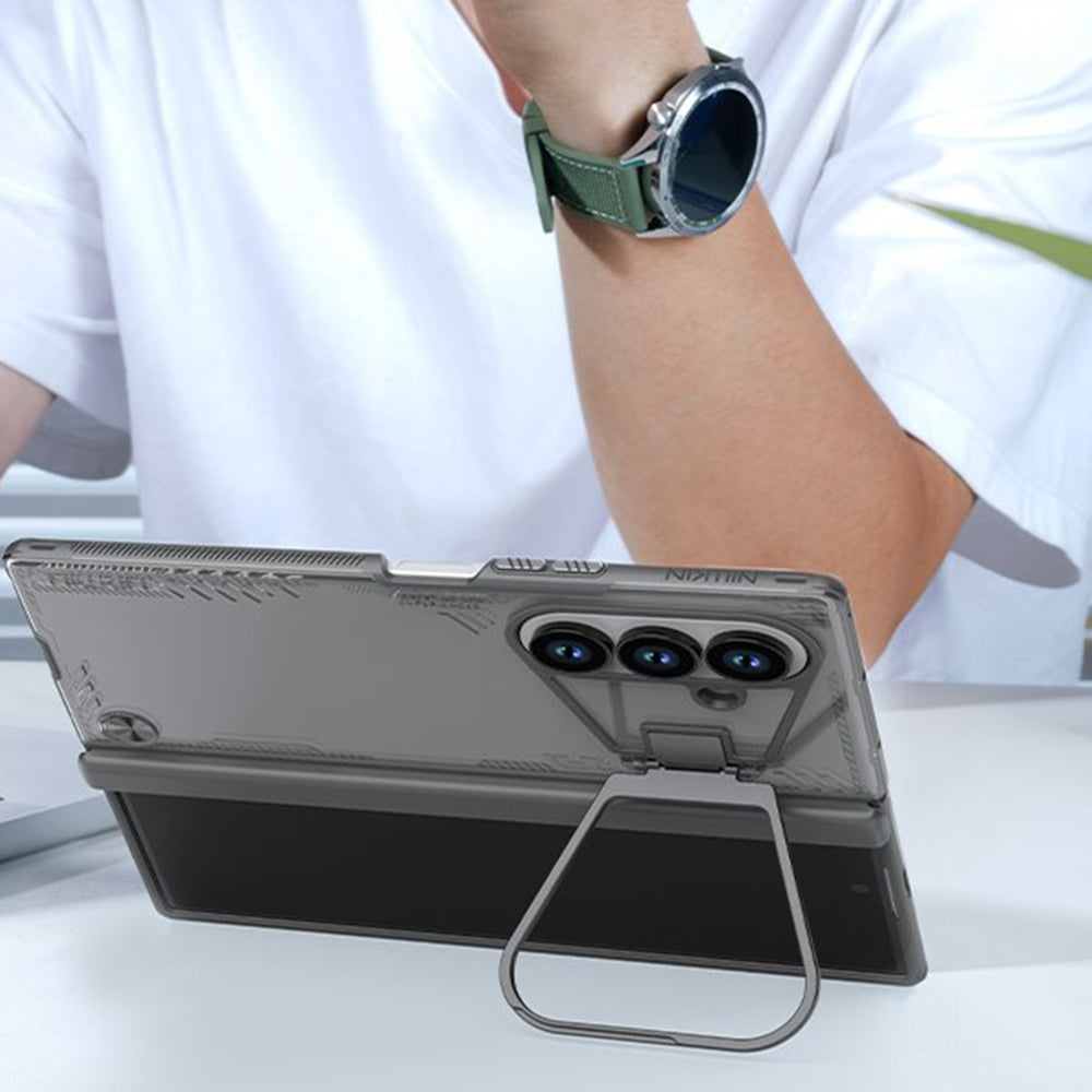 Maska za Samsung Galaxy Z Fold7 F966, Nillkin, Iceblade Prop s izrezom za kameru, Crna
