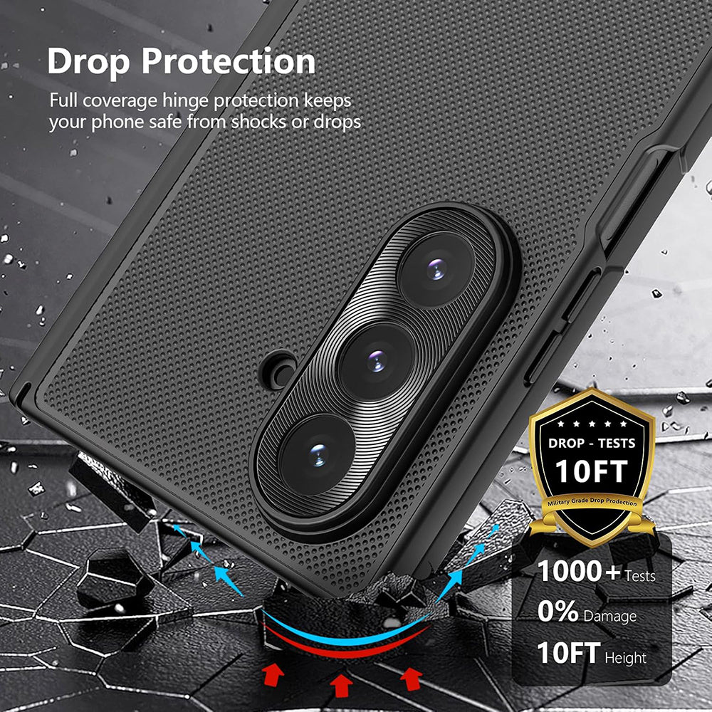 Maska za Samsung Galaxy Z Fold7 F966, Nillkin, Super Frosted Shield, Crna