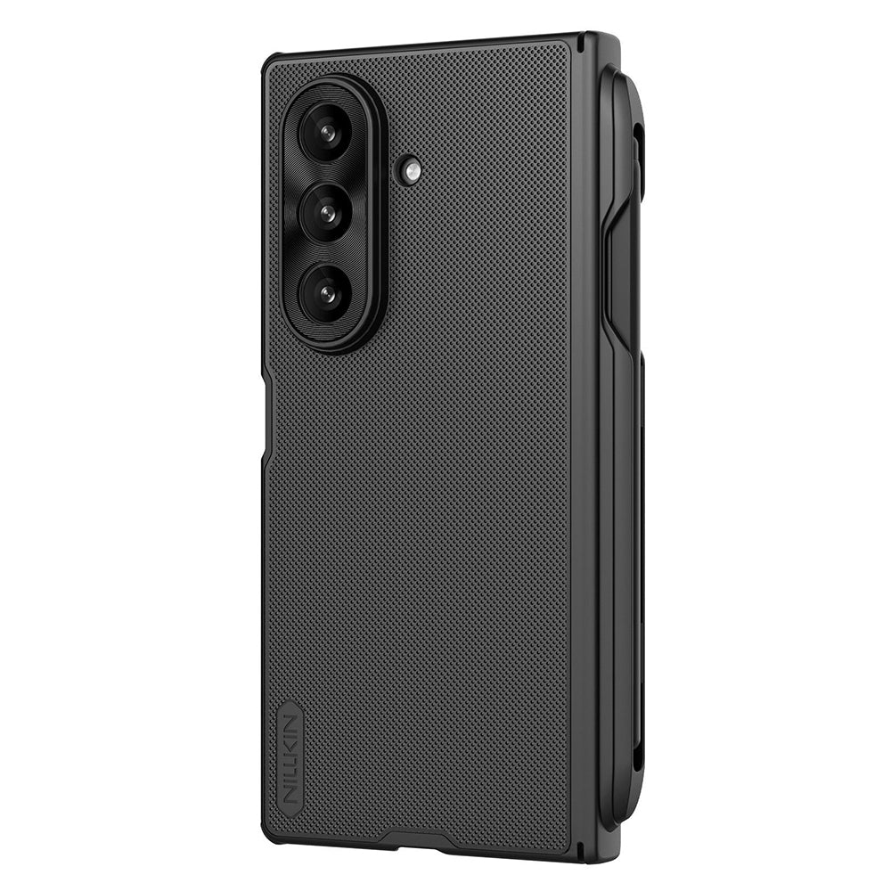 Maska za Samsung Galaxy Z Fold7 F966, Nillkin, Super Frosted Shield s držačem za olovku, Crna