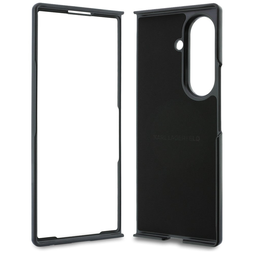 Maska za Samsung Galaxy Z Fold8 Ultra F976, Karl Lagerfeld, Karl & Choupette Head Pin, Crna