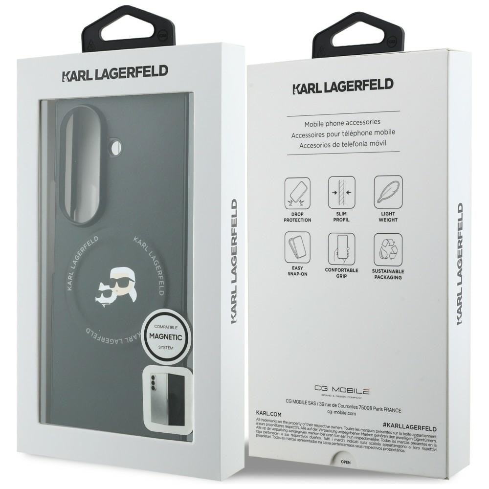 Maska za Samsung Galaxy Z Fold8 Ultra F976, Karl Lagerfeld, Karl & Choupette Head Pin, Crna