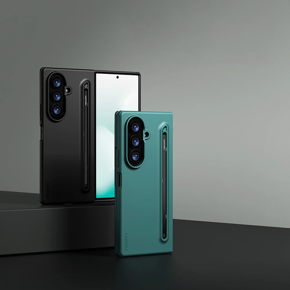 Maska za Samsung Galaxy Z Fold8 Ultra F976, Nillkin, Flex Pure s držačem za S-Pen, Crna