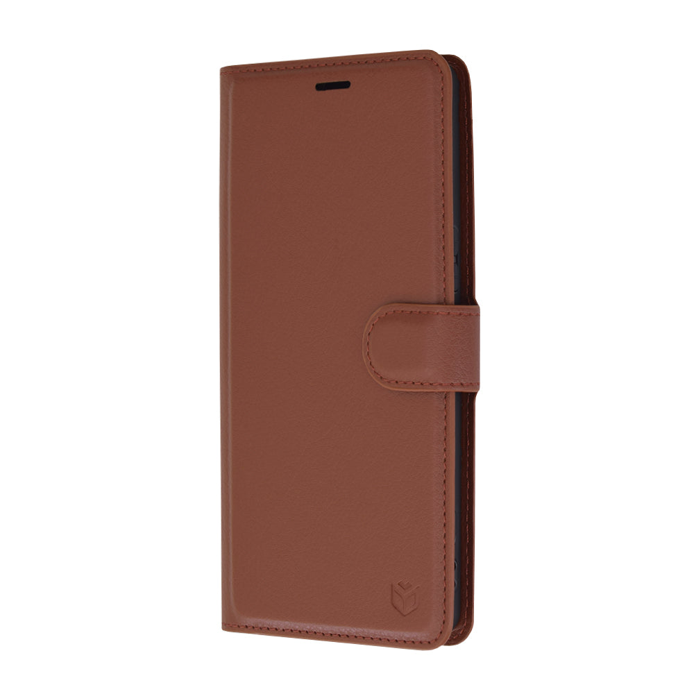 Futrola za Sony Xperia 1 VI, Techsuit, Kožna Folio, Smeđa