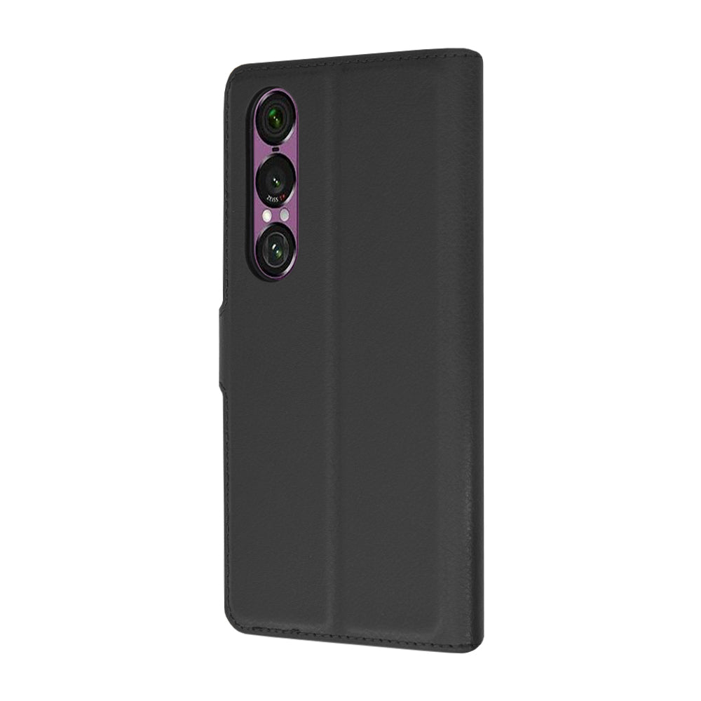 Futrola za Sony Xperia 1 VI, Techsuit, Leather Folio, Crna