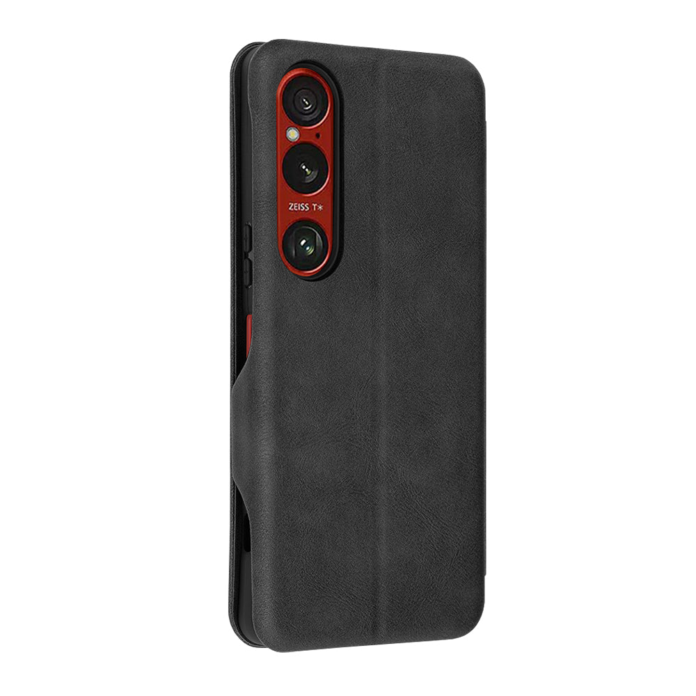 Futrola za Sony Xperia 1 VI, Techsuit, Safe Wallet Plus, Crna