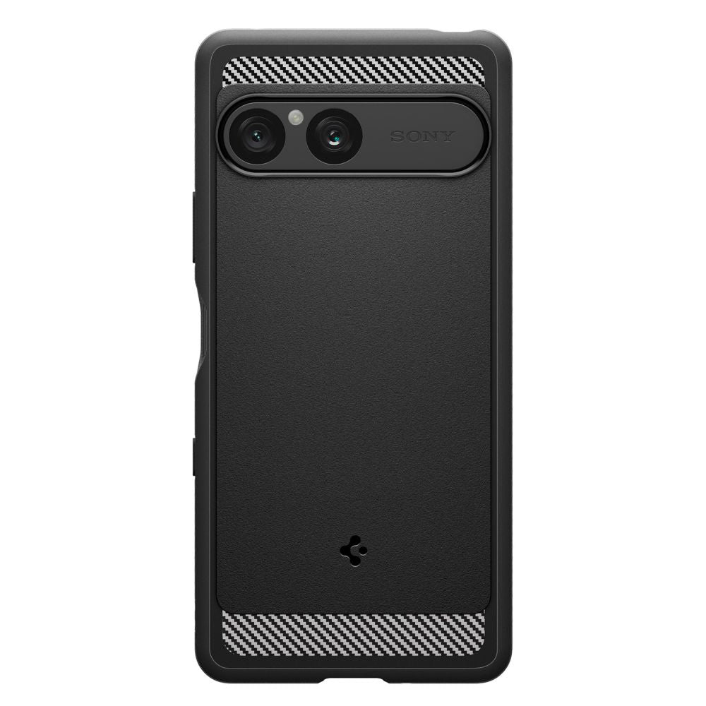 Maska za Sony Xperia 10 VII, Spigen, Rugged Armor, Crna ACS09592