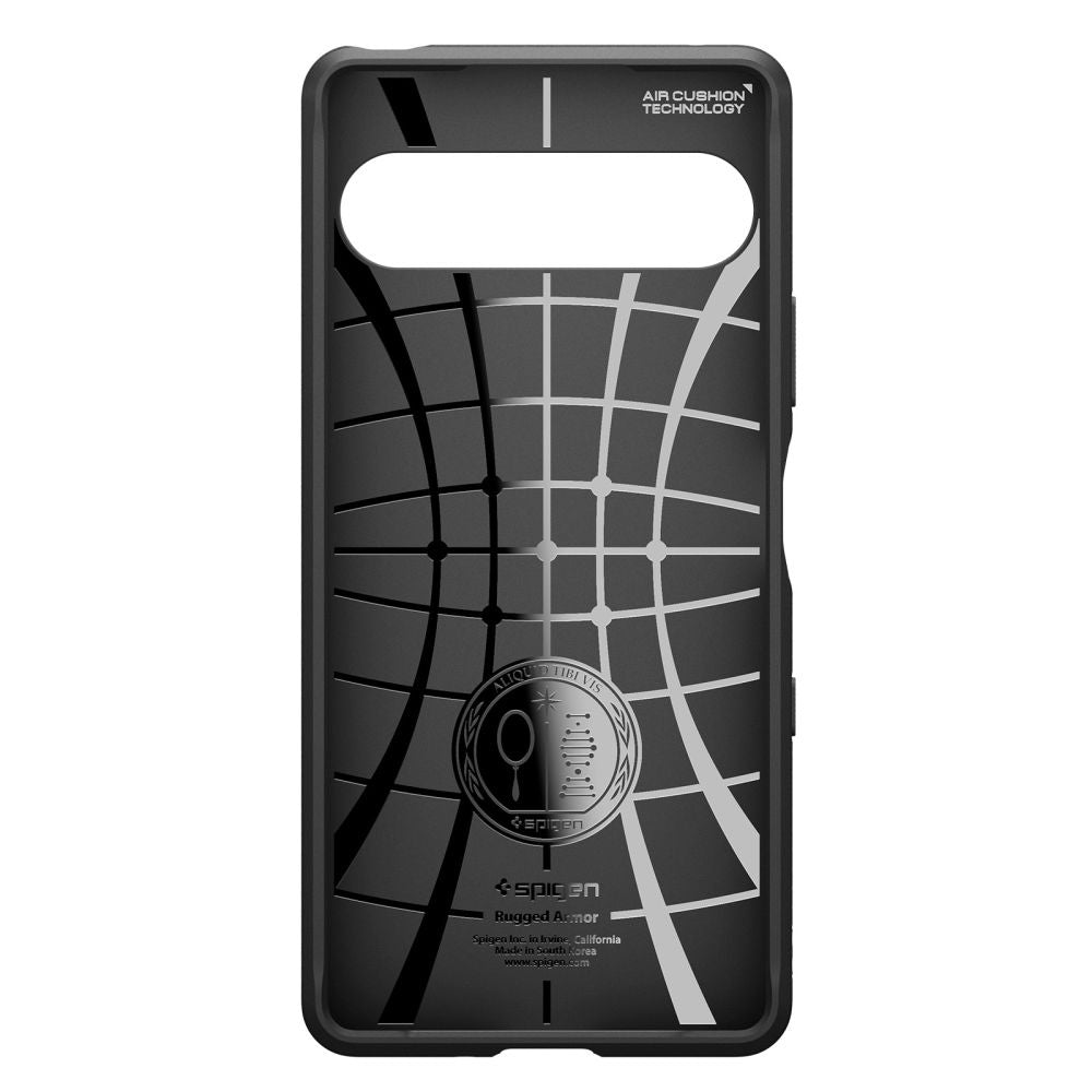 Maska za Sony Xperia 10 VII, Spigen, Rugged Armor, Crna ACS09592
