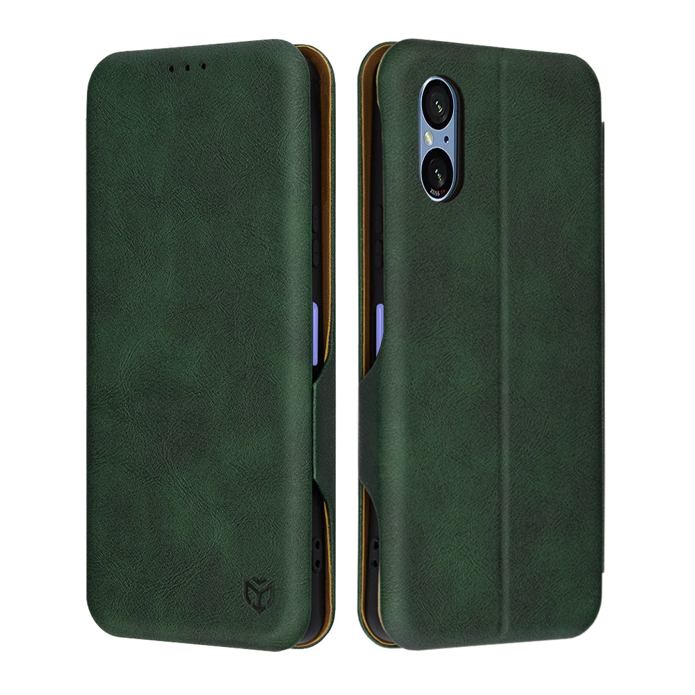 Futrola za Sony Xperia 5 VI, Techsuit, Safe Wallet Plus, Zelena