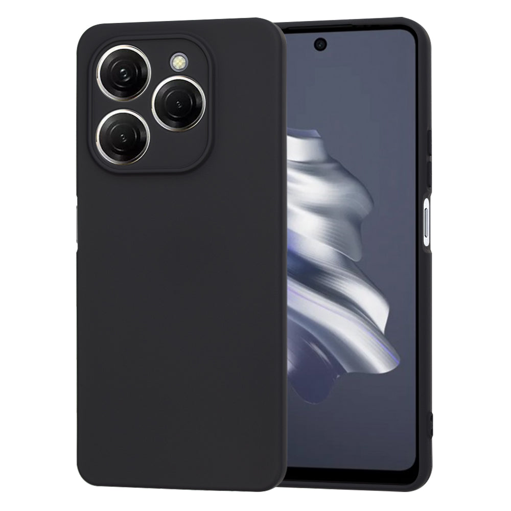 Maska za Tecno Spark 20 Pro, Techsuit, SoftFlex, Crna