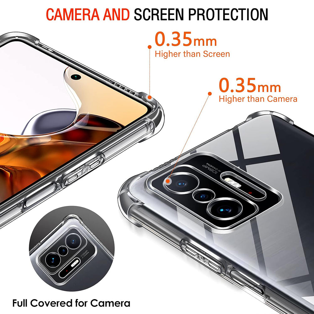 Maska za Xiaomi 11T / 11T Pro, Techsuit, Otporna na udarce, Prozirna