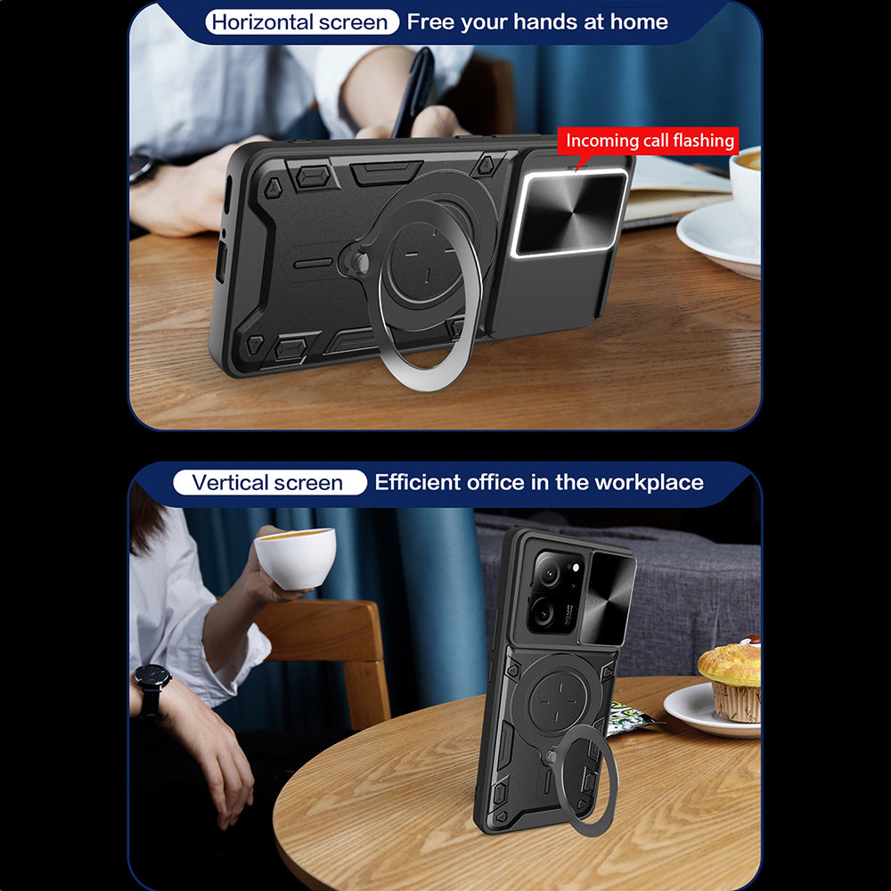 Maska za Xiaomi 13T Pro / 13T, Techsuit, CamGuard Pro, Crna
