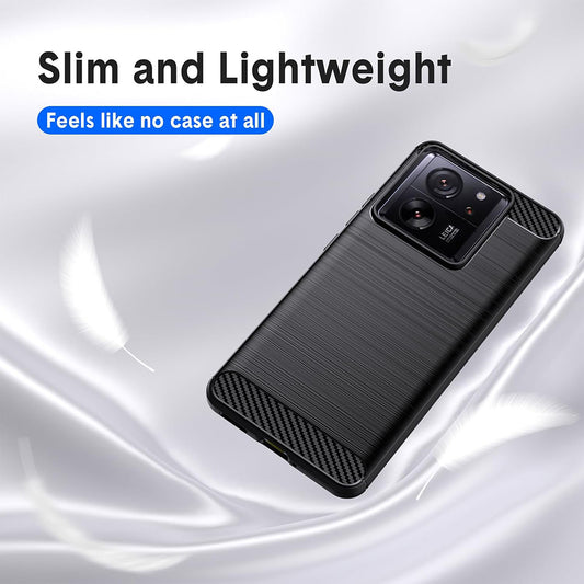Maska za Xiaomi 13T Pro / 13T, Techsuit, Karbon, Crna