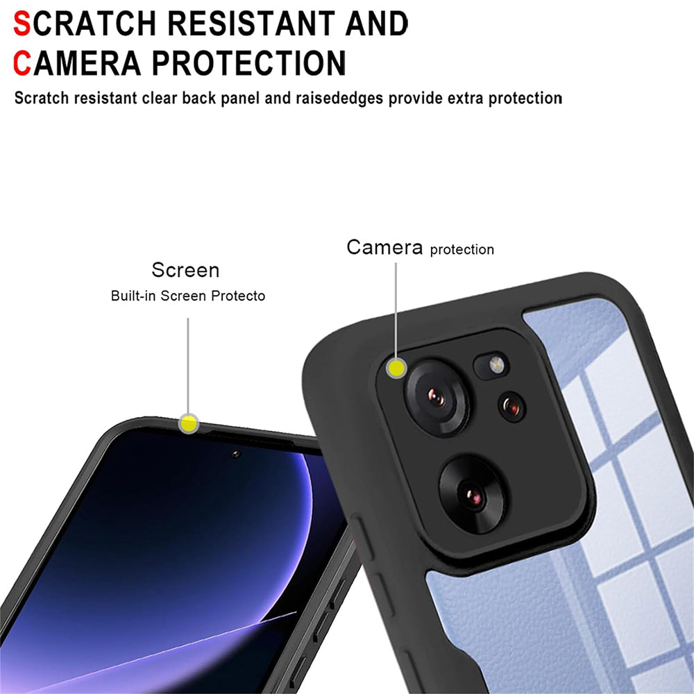 Maska za Xiaomi 13T Pro / 13T, Techsuit, ColorVerse 360, Crna