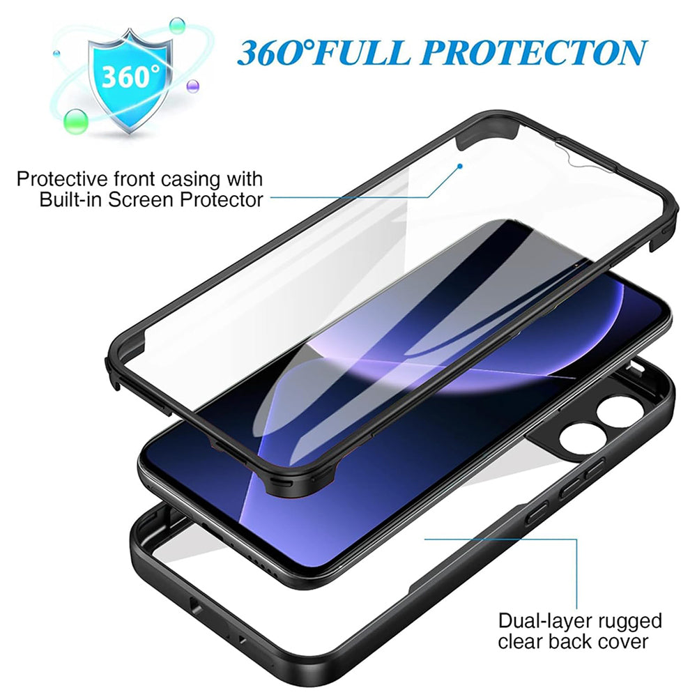 Maska za Xiaomi 13T Pro / 13T, Techsuit, ColorVerse 360, Crna