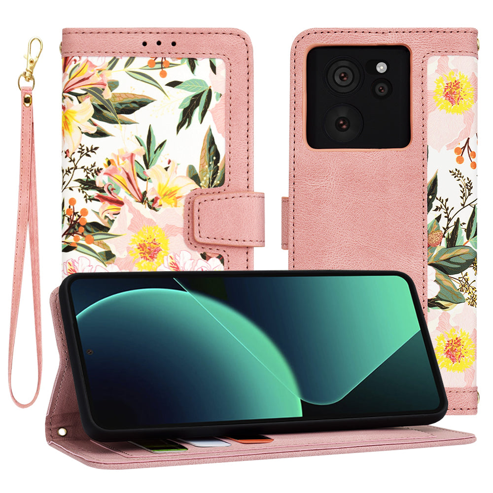 Maska za Xiaomi 13T Pro / 13T, Techsuit, FlipCraft, Roza