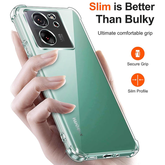 Maska za Xiaomi 13T Pro / 13T, Techsuit, Shockproof Clear, Prozirna