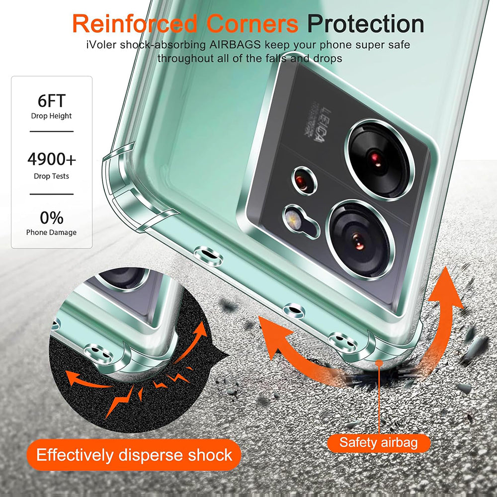 Maska za Xiaomi 13T Pro / 13T, Techsuit, Shockproof Clear, Prozirna