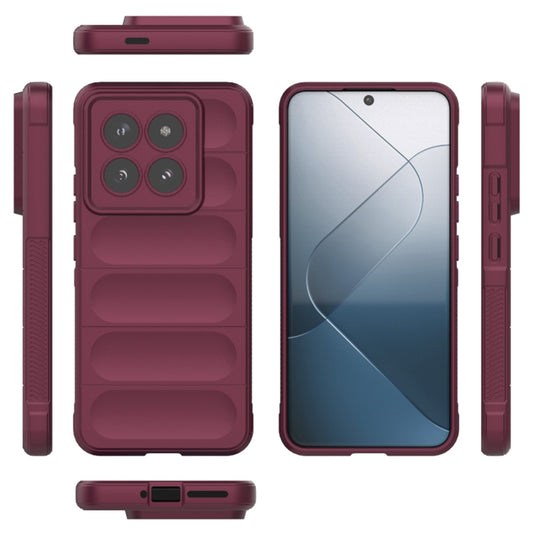 Maska za Xiaomi 14 Pro, Techsuit, Magic Shield, Bordo