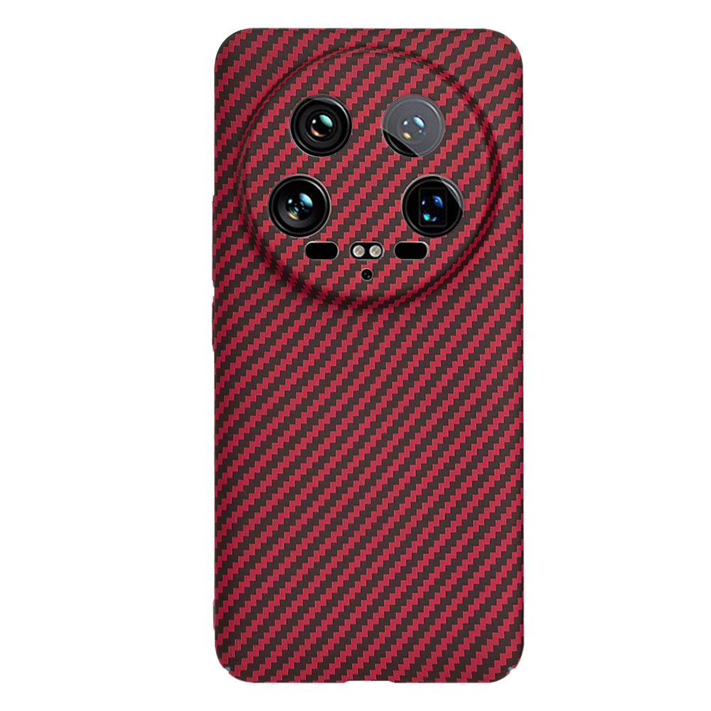 Maska za Xiaomi 14 Ultra, Techsuit, Carbonite FiberShell, Crvena