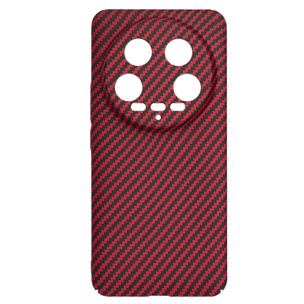 Maska za Xiaomi 14 Ultra, Techsuit, Carbonite FiberShell, Crvena