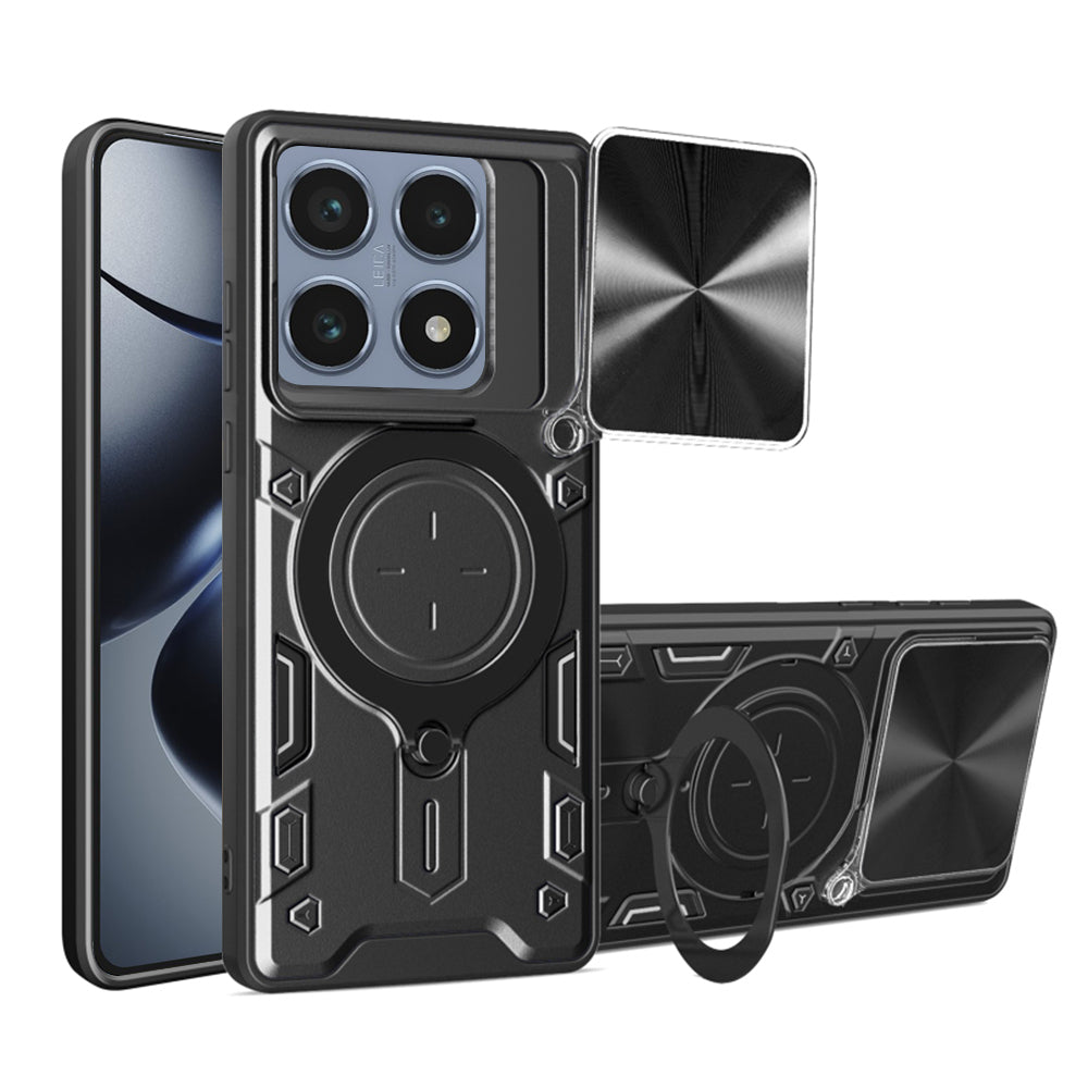 Maska za Xiaomi 14T Pro, Techsuit, CamGuard Pro, Crna