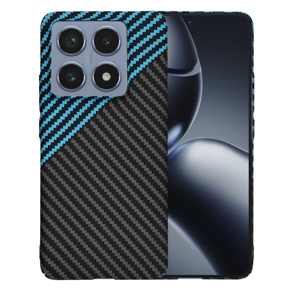 Maska za Xiaomi 14T Pro, Techsuit, Carbonite FiberShell, Crno Plava