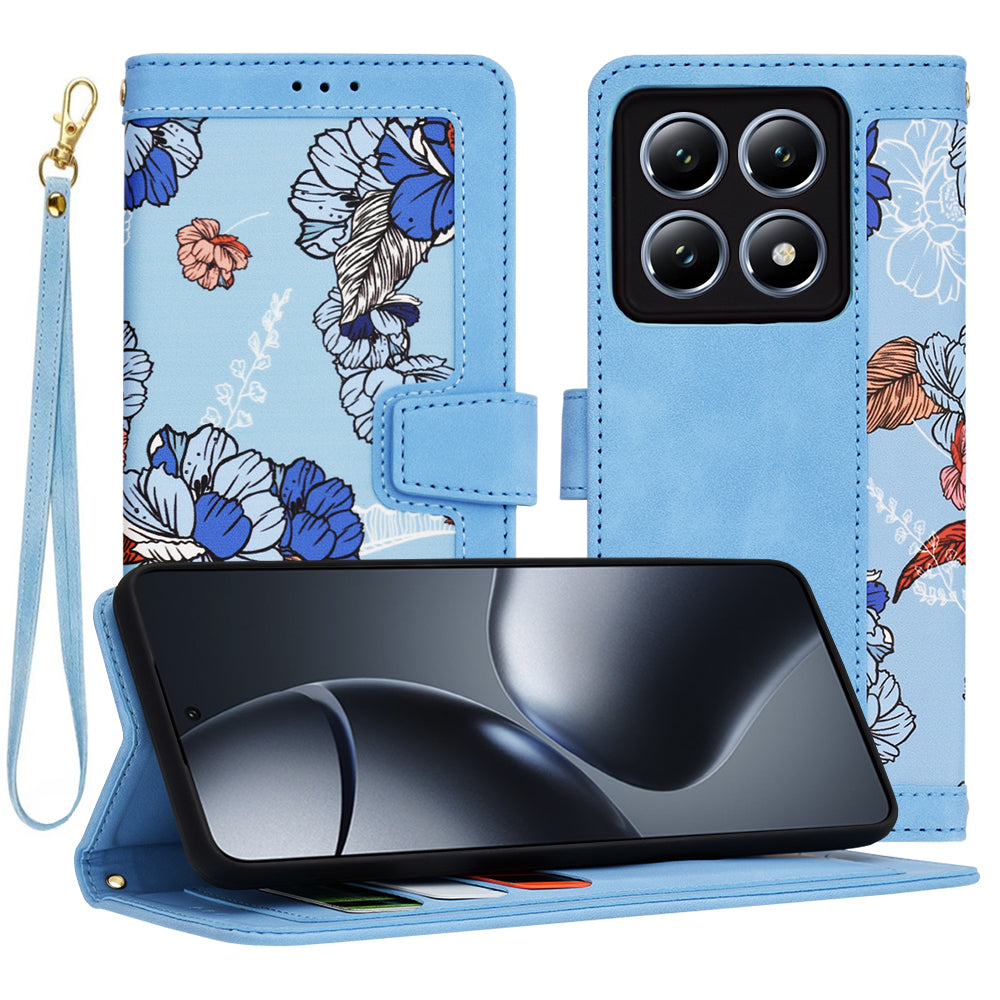 Maska za Xiaomi 14T Pro, Techsuit, FlipCraft, Plava