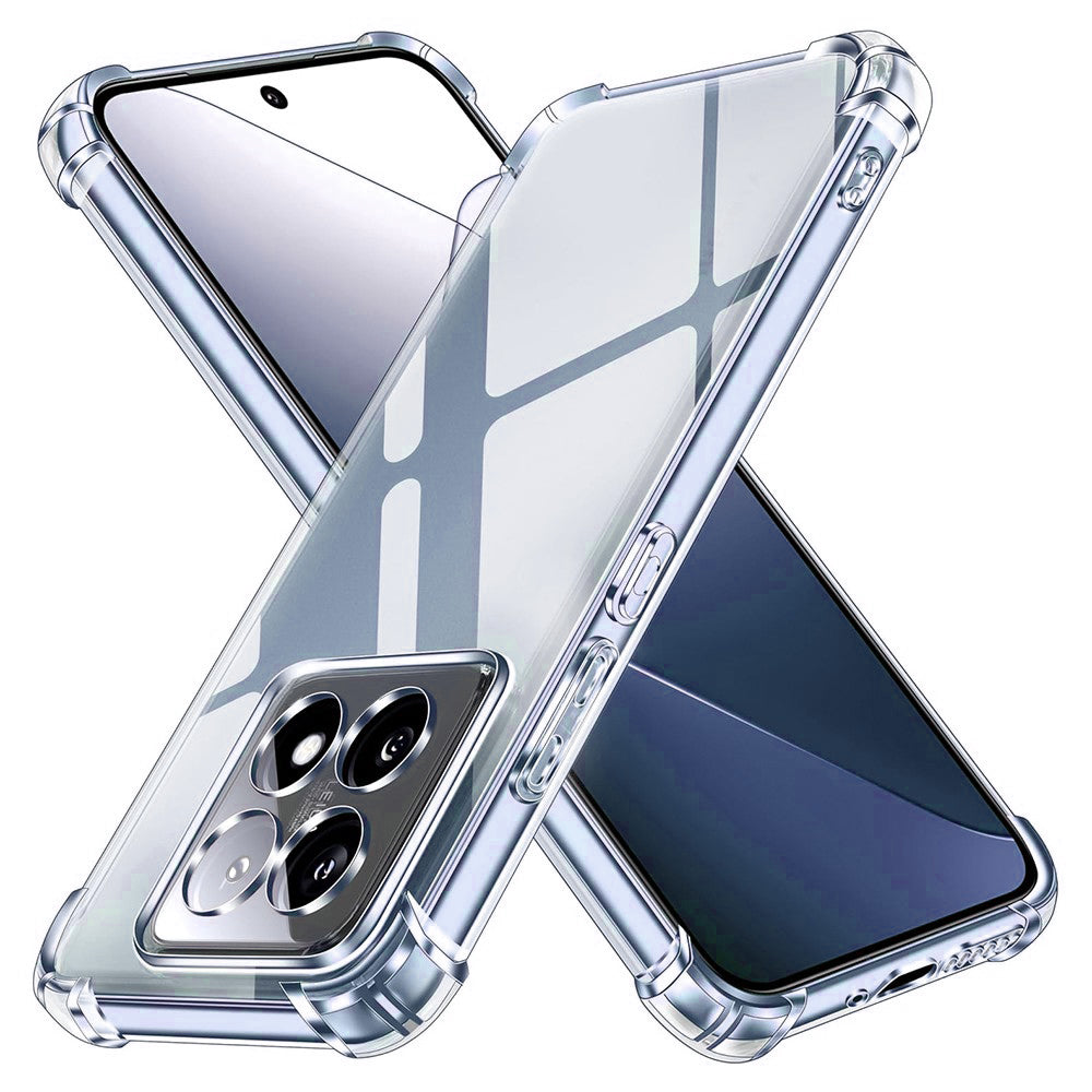 Maska za Xiaomi 14T Pro, Techsuit, Shockproof Clear, Prozirna