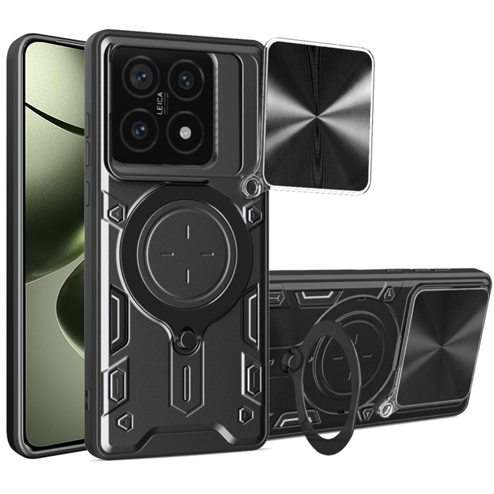 Maska za Xiaomi 14T, Techsuit, CamGuard Pro, Crna