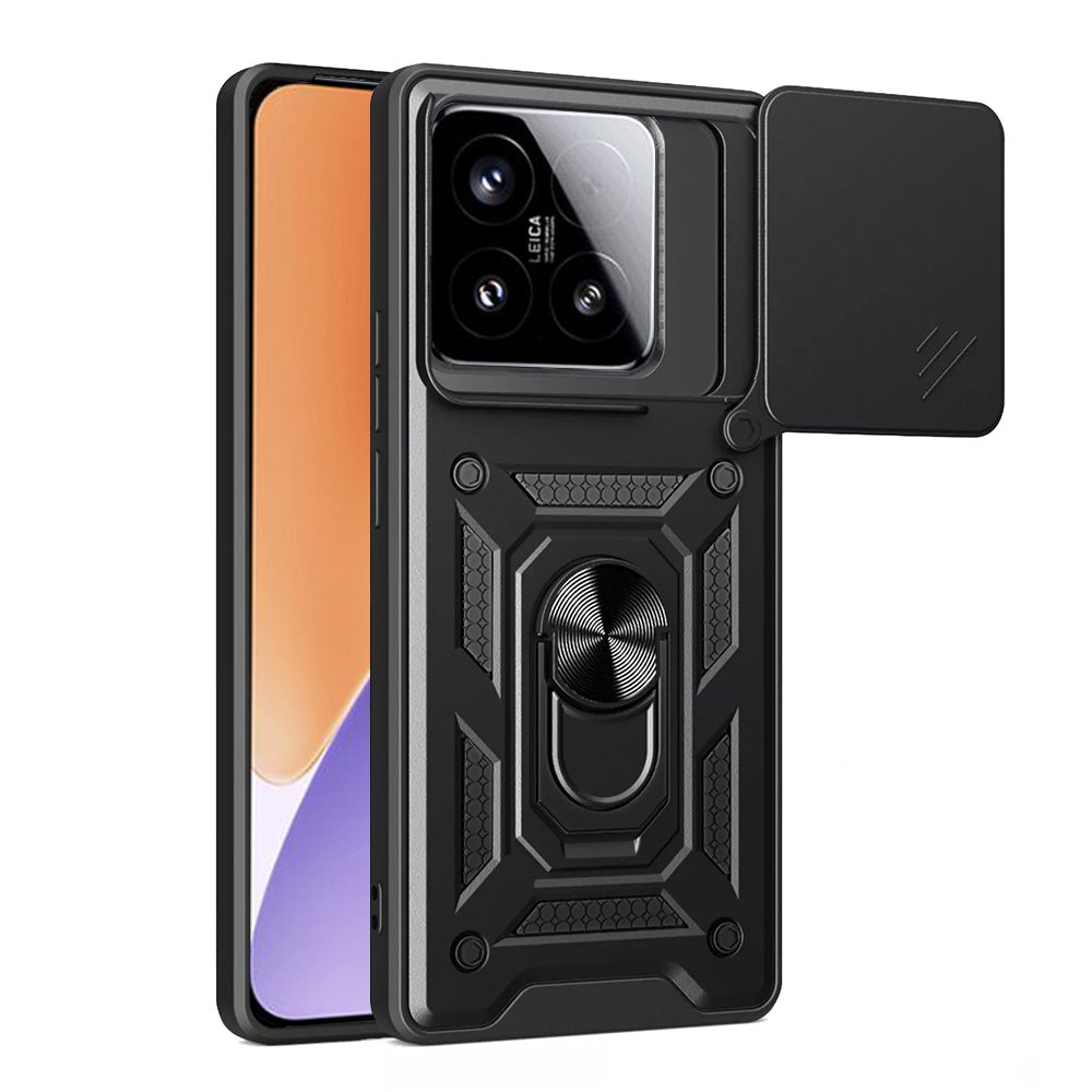 Maska za Xiaomi 15, Techsuit, CamShield, Crna
